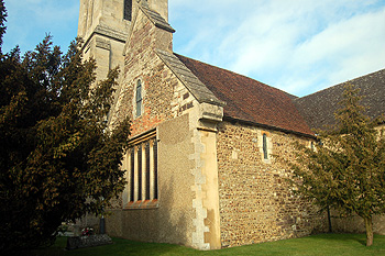The west end seen from the south-west February 2012